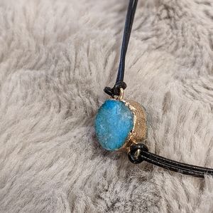 FREE Choker turquoise rock necklace